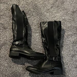 Stylish Black Knee-High Boots